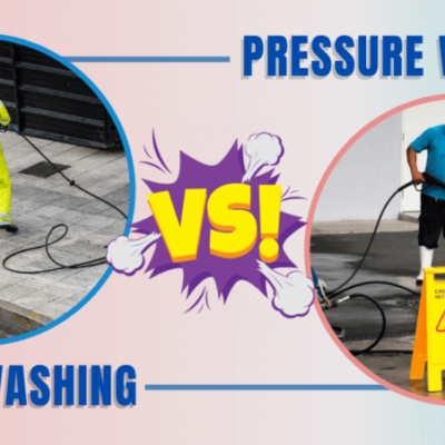 Power vs Pressure Washing