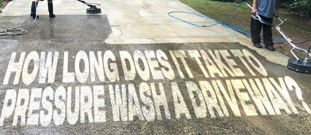 Pressure Wash Driveway