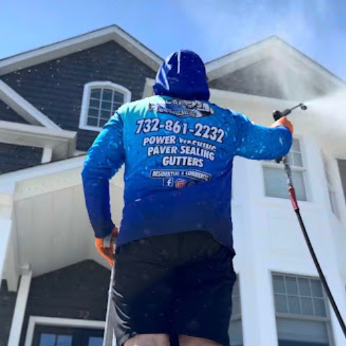 Waders power washing house washing